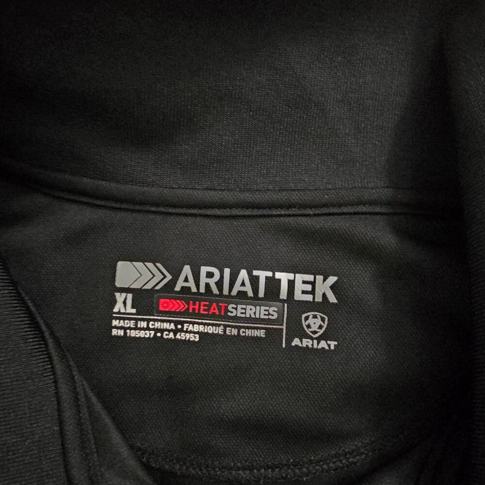 Ariat Men's Black Polo XL - Picture 6 of 7